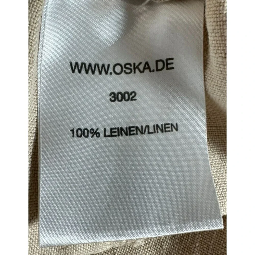 Oska Linen Maxi Skirt Size 2 (30 in Waist) Tan Minimalist Old Money Coastal Chic - Picture 7 of 8